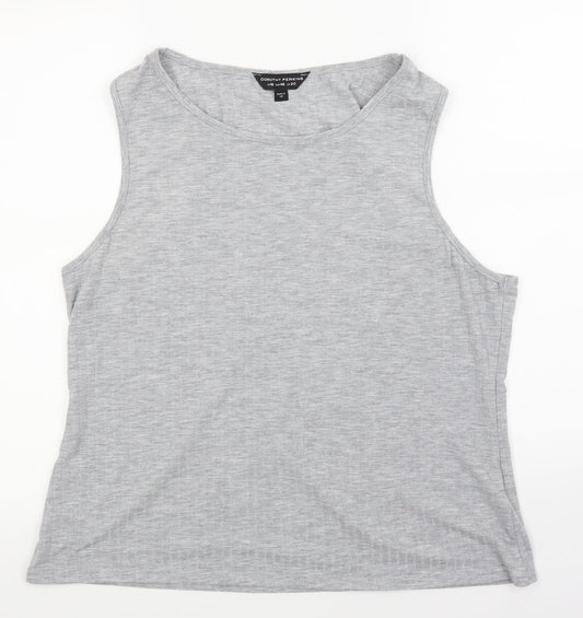 Dorothy Perkins Mens Grey   Basic Tank Size 20