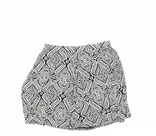Dorothy Perkins Womens Multicoloured Geometric  A-Line Skirt Size 8