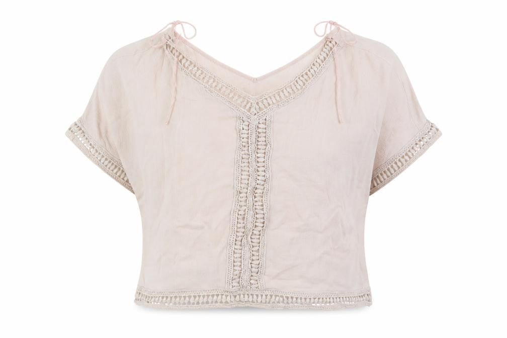 Womens UK Size 12 Select Pink Basic Blouse
