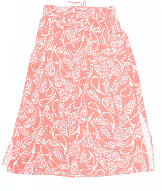 NEXT Womens Red Floral  A-Line Skirt Size 32 in