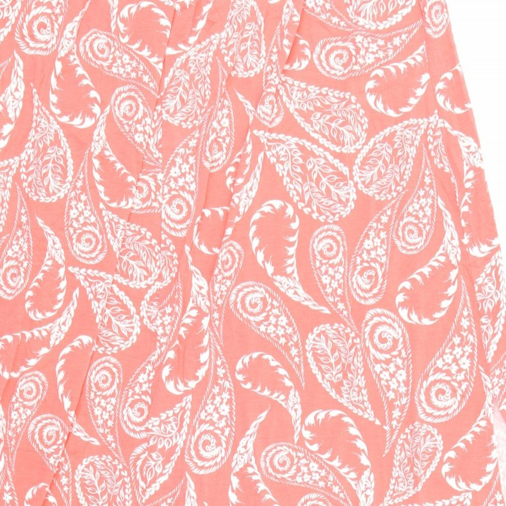 NEXT Womens Red Floral  A-Line Skirt Size 32 in