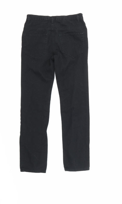 By Very Girls Black  Damask Skinny Jeans Size 13 Years