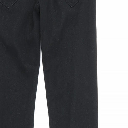 By Very Girls Black  Damask Skinny Jeans Size 13 Years