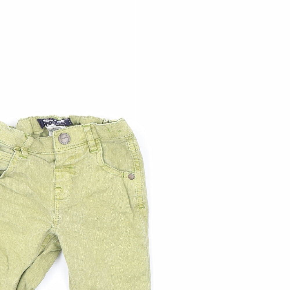 NEXT  Green  Denim Cargo Trousers Size 12-18 Months