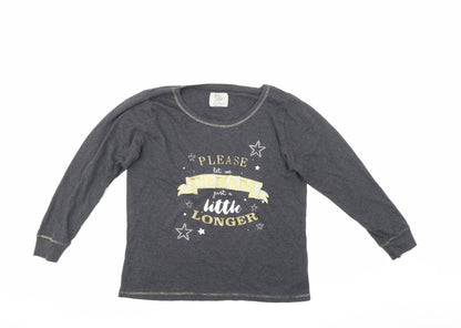 Love To Lounge Womens Grey   Pullover Jumper Size L