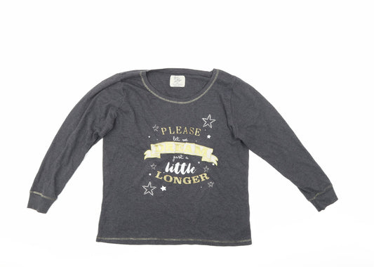 Love To Lounge Womens Grey   Pullover Jumper Size L