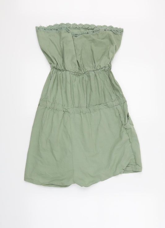 Preworn Womens Green   Bodysuit One-Piece