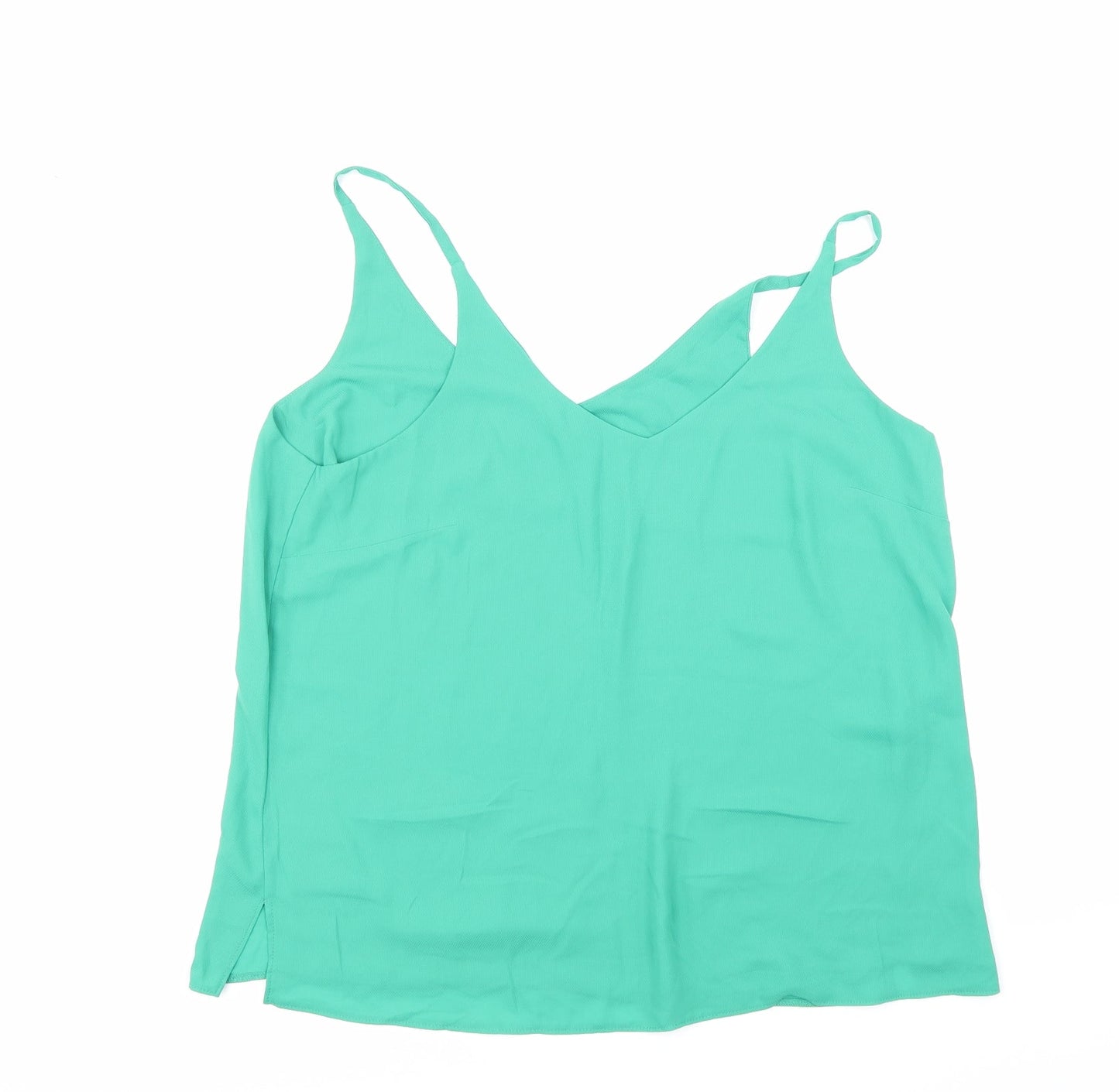 F&F Womens Green   Basic Blouse Size 8