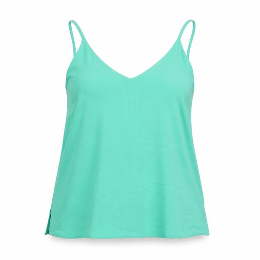 Womens UK Size 8 F&F Green Basic Blouse