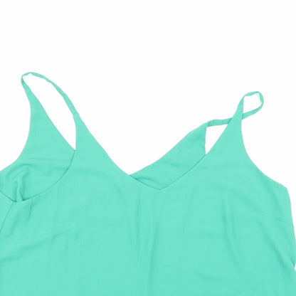 F&F Womens Green   Basic Blouse Size 8