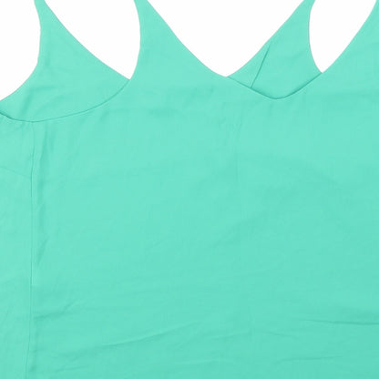 F&F Womens Green   Basic Blouse Size 8