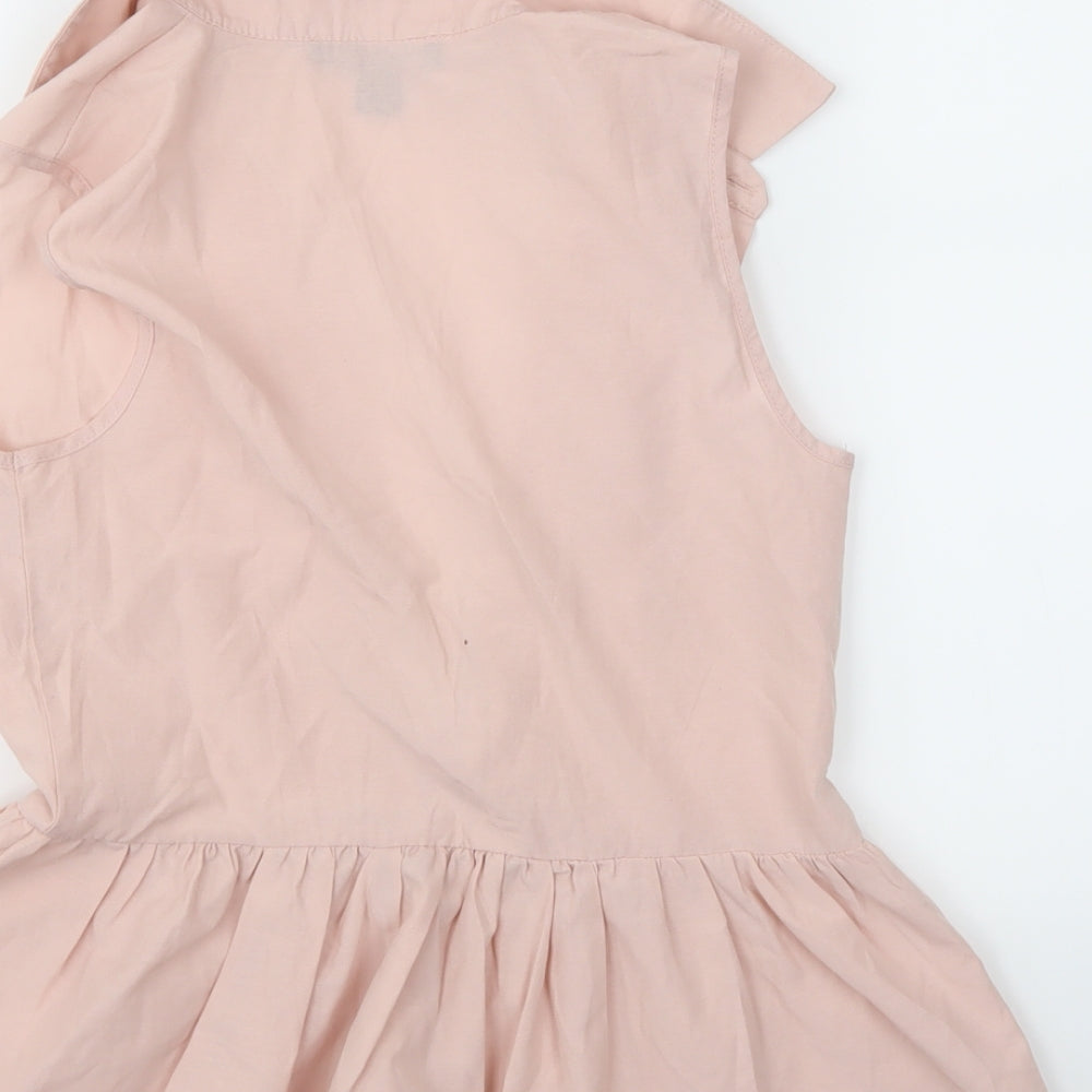 Womens UK Size 4 Atmosphere Pink Tunic Blouse