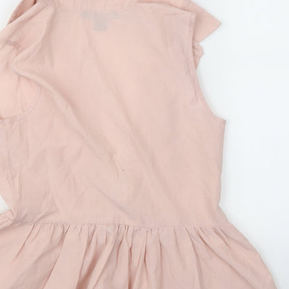 Womens UK Size 4 Atmosphere Pink Tunic Blouse
