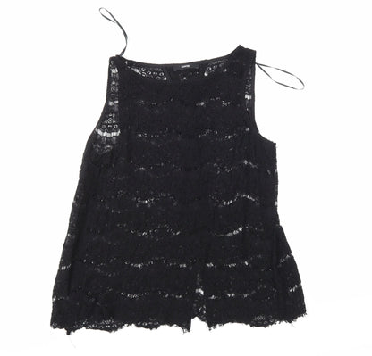 Womens UK Size  George Black Basic Blouse