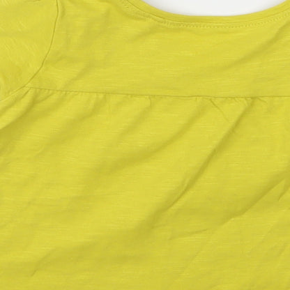 NEXT Girls Yellow   T-Shirt Dress  Size 9-12 Months