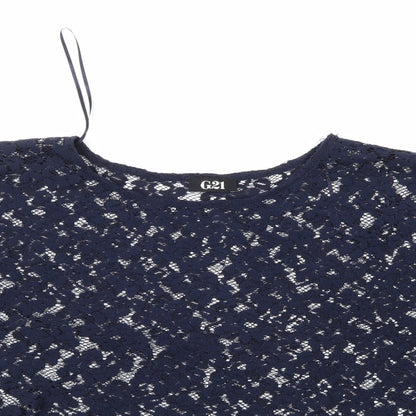 Womens UK Size 20 G21 Blue Basic Blouse