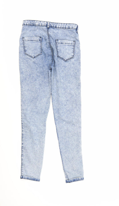 Denim & Co. Girls Blue  Denim Straight Jeans Size 12-13 Years