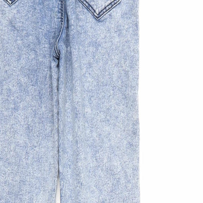 Denim & Co. Girls Blue  Denim Straight Jeans Size 12-13 Years