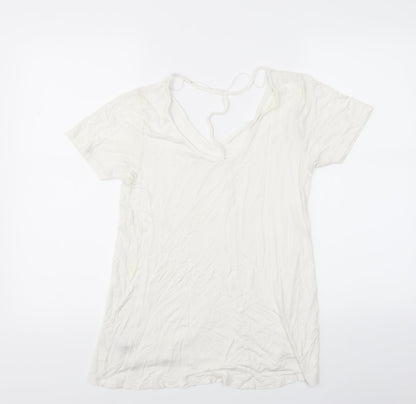 Primark Womens White   Basic T-Shirt Size 8