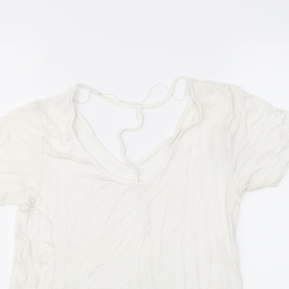Primark Womens White   Basic T-Shirt Size 8