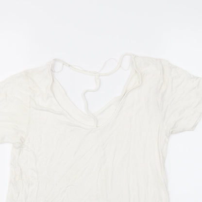 Primark Womens White   Basic T-Shirt Size 8