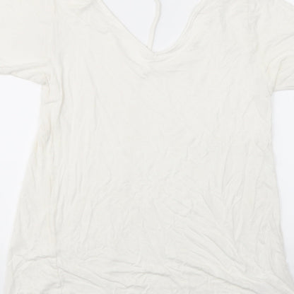 Primark Womens White   Basic T-Shirt Size 8