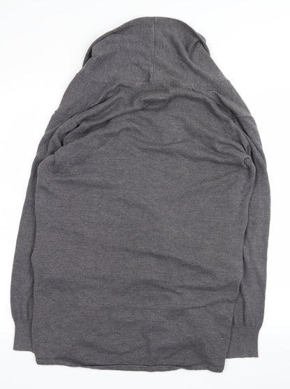 Soul Star Womens Grey   Cardigan Jumper Size L