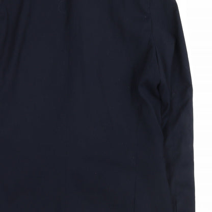 Mens UK Size 42 Topman Regular Blue Suit Jacket