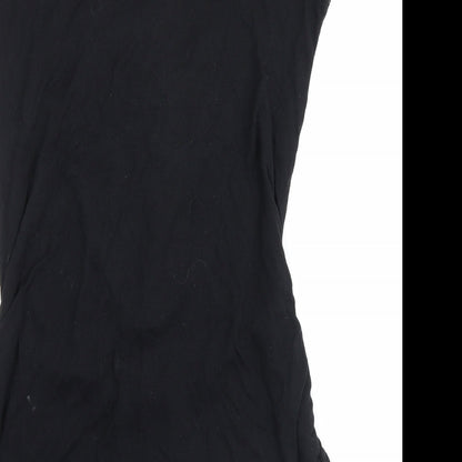 Womens UK Size 10 NEXT Black Basic Blouse