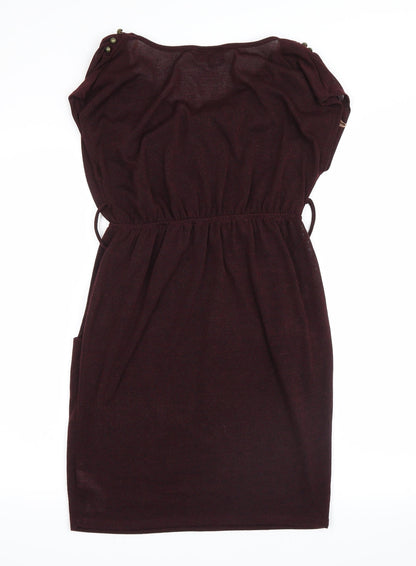 Apricot Womens Red   Jumper Dress  Size S
