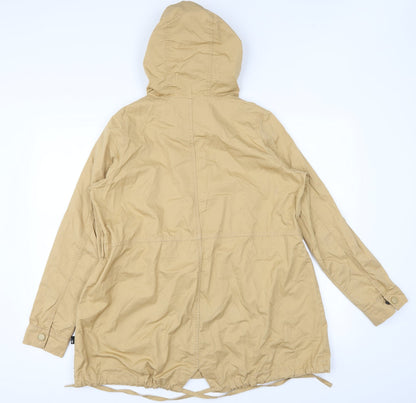 muguoguomu Womens Brown   Parka Coat Size M