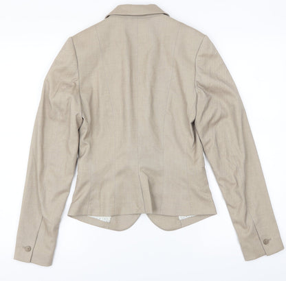 Womens UK Size 34 H&M Brown Jacket