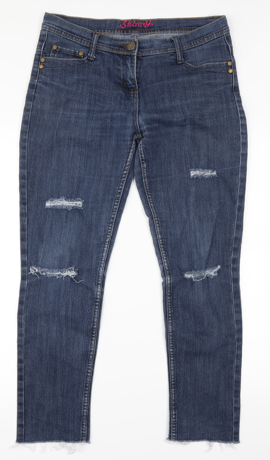 Denim Co  Womens Blue   Skinny Jeans Size 30 in L25 in