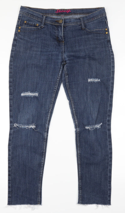 Denim Co  Womens Blue   Skinny Jeans Size 30 in L25 in