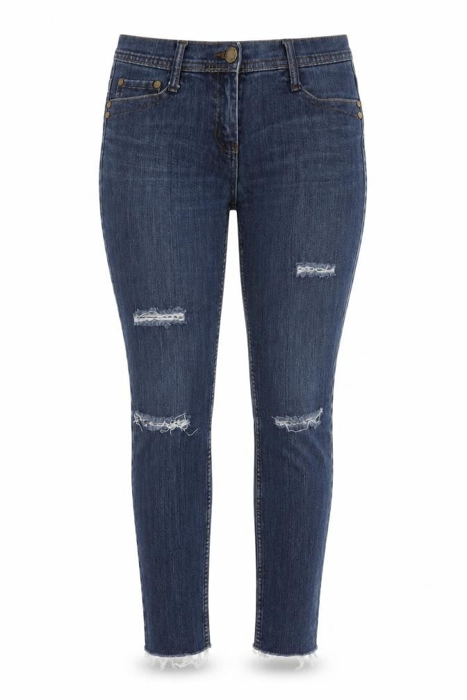 Womens UK Size 30 in Denim Co Regular Fit Skinny Blue Jeans
