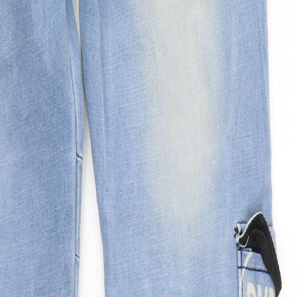 Womens UK Size 28 in Denim Regular Fit Skinny Blue Jeans