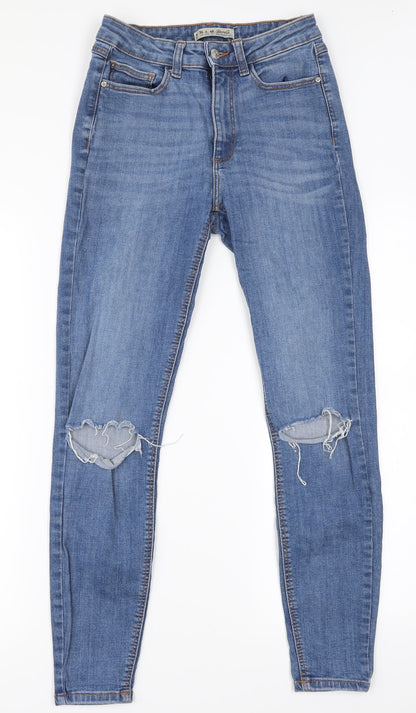 Denim Co  Womens Blue   Skinny Jeans Size 8 L25 in