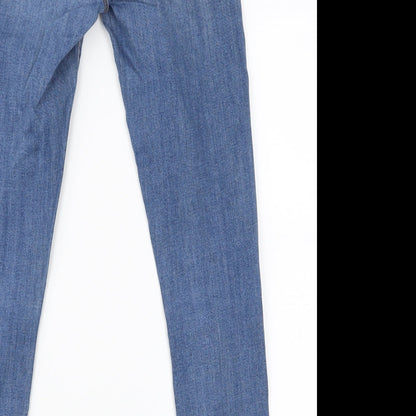 Denim Co  Womens Blue   Skinny Jeans Size 8 L25 in