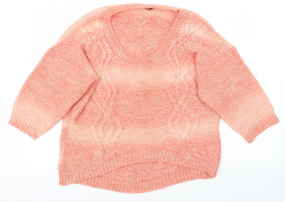 George Womens Orange   Pullover Jumper Size 16