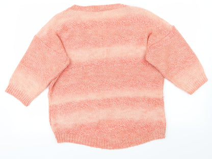 George Womens Orange   Pullover Jumper Size 16