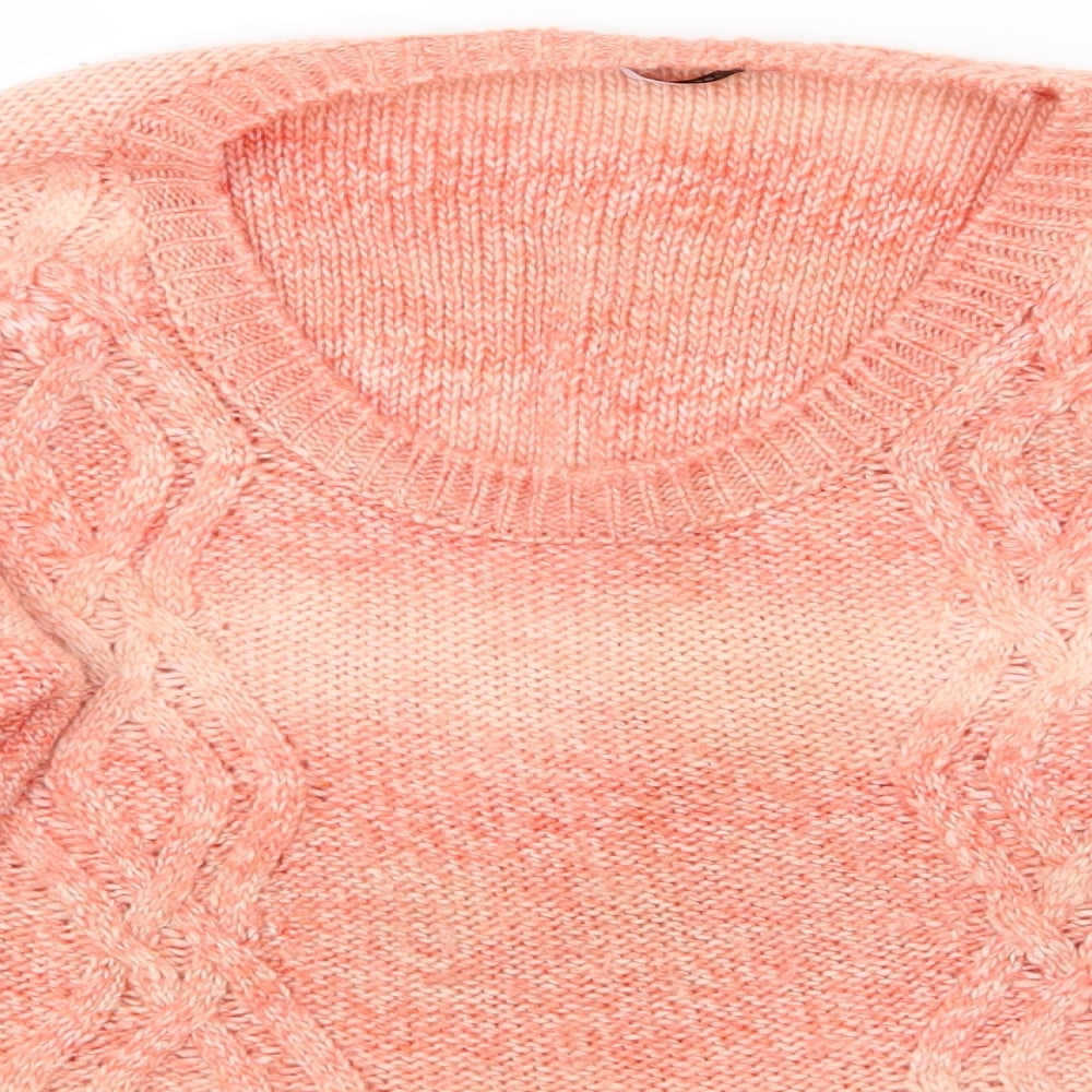 George Womens Orange   Pullover Jumper Size 16