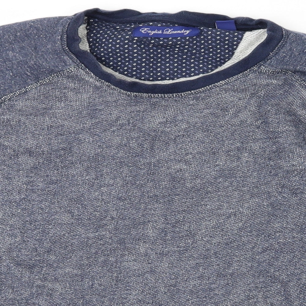 English Laundry Mens Blue   Pullover Jumper Size L