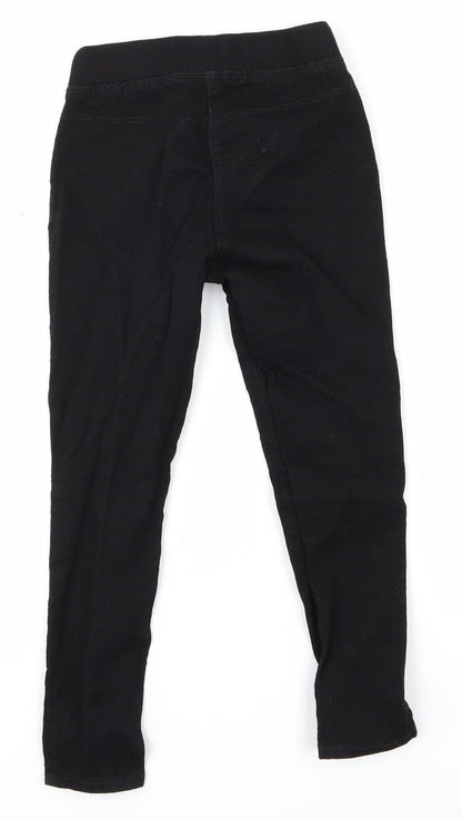 George Girls Black   Skinny Jeans Size 7-8 Years