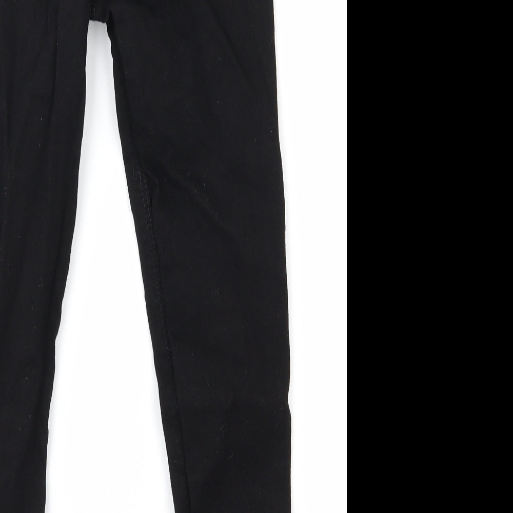 George Girls Black   Skinny Jeans Size 7-8 Years