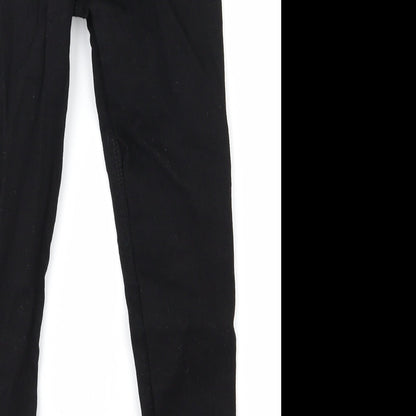 George Girls Black   Skinny Jeans Size 7-8 Years