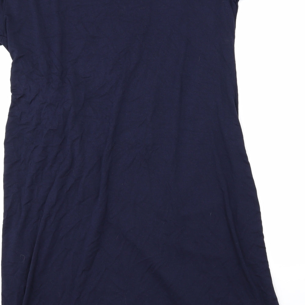 Limited Womens Blue   Shirt Dress  Size 48