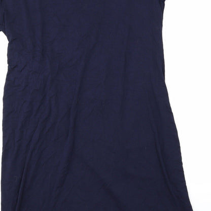 Limited Womens Blue   Shirt Dress  Size 48