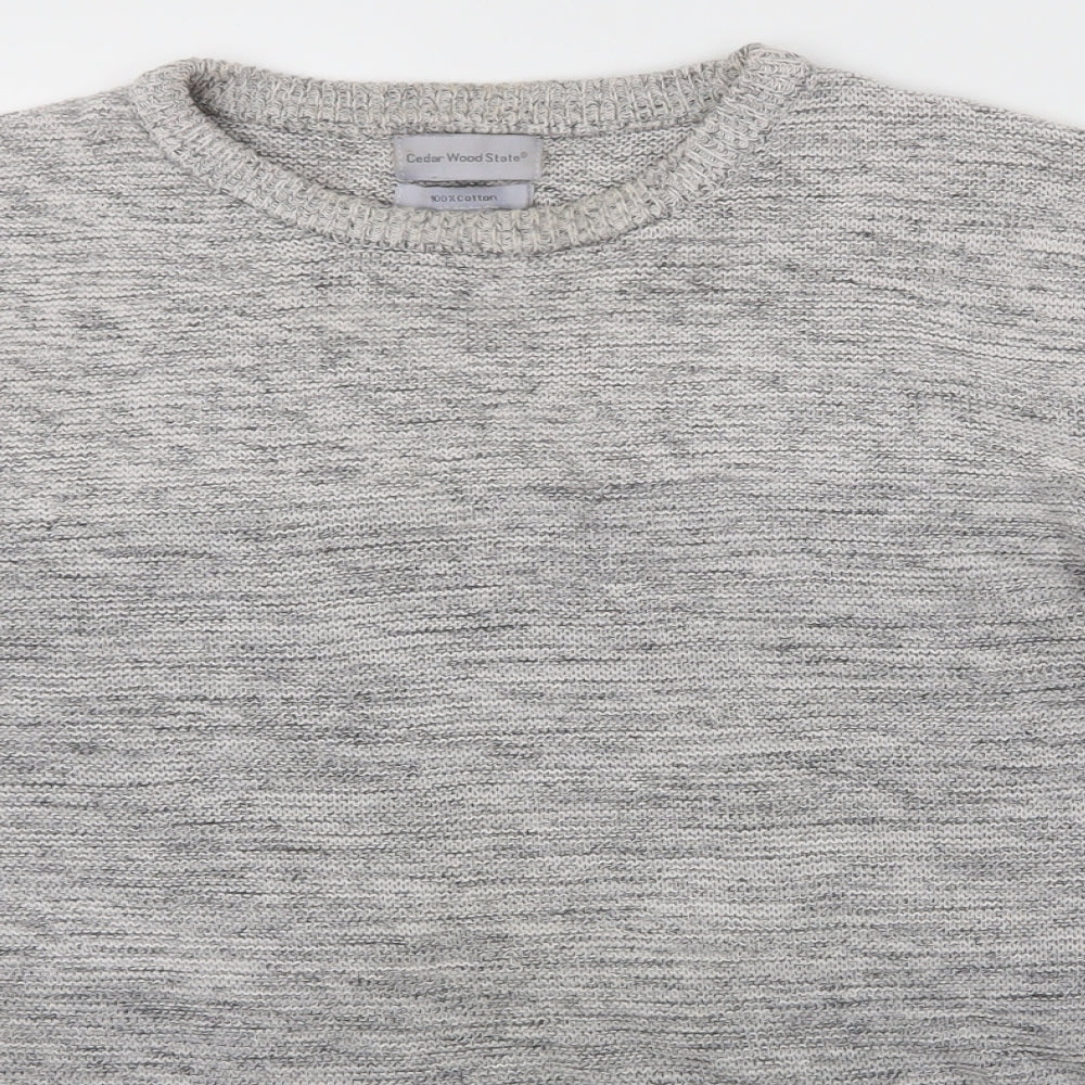 Cedarwood State Mens Grey   Pullover Jumper Size XS