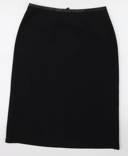 Award Womens Black   A-Line Skirt Size 40