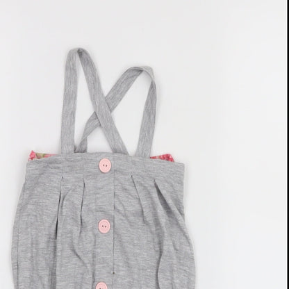 Girl 2 Girl Girls Grey   Basic Tank Size 3-4 Years